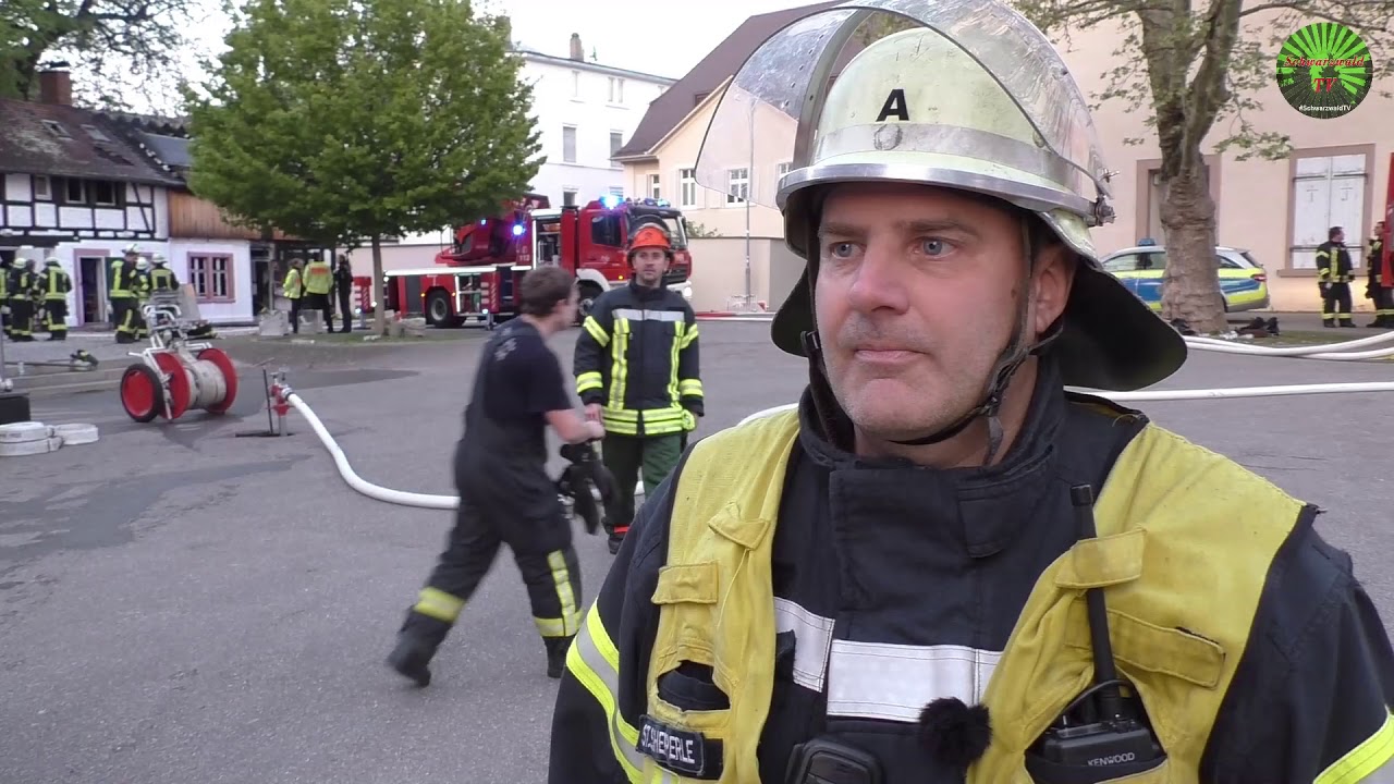 Lörrach: Brand bei der Alten Feuerwache 30. April 2019
