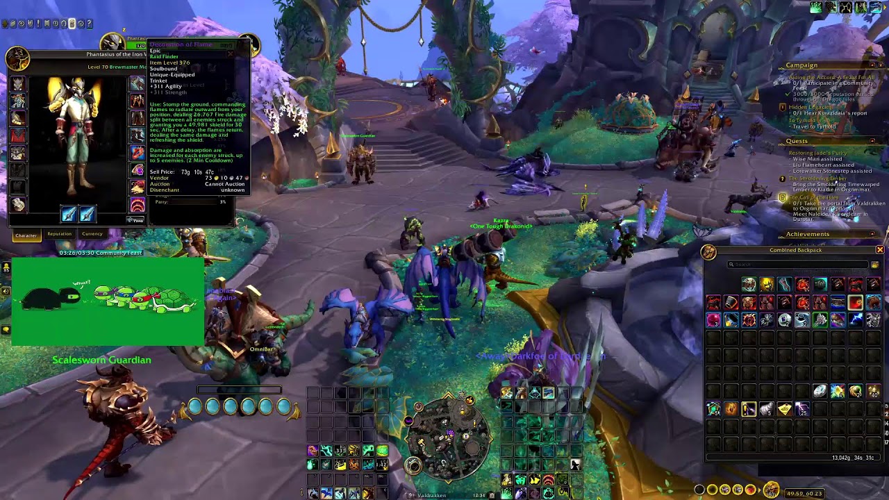Dragonflight - Monk - Timewalking Quest