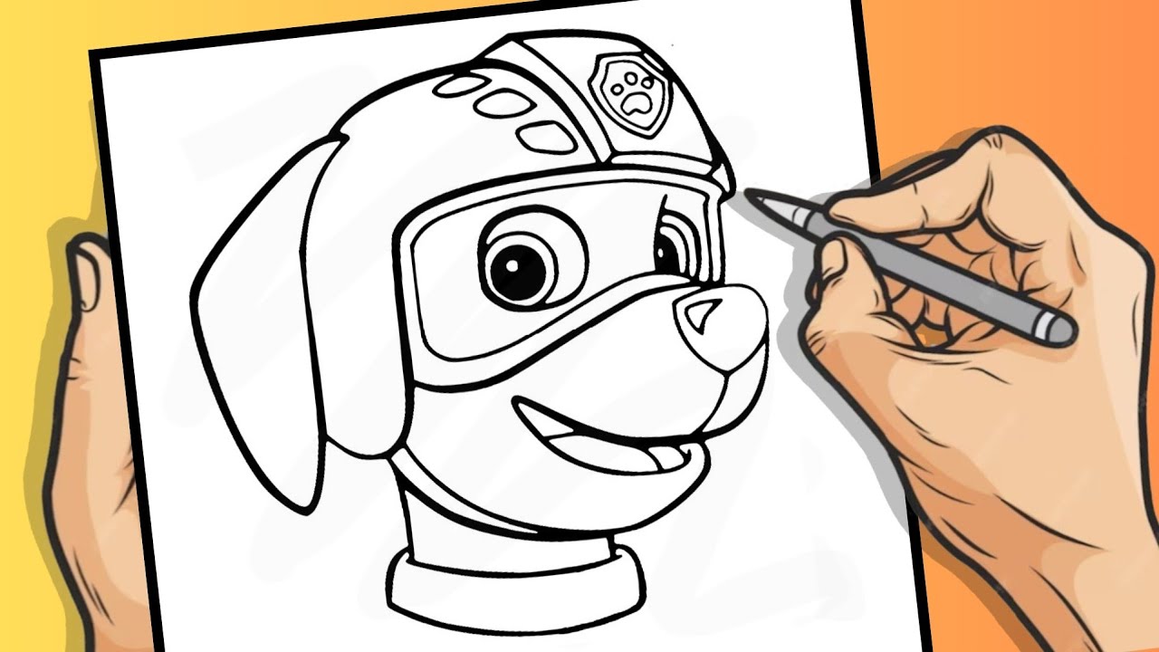 COMO DESENHAR O ZUMA | PATRULHA CANINA | DESENHO PASSO A PASSO