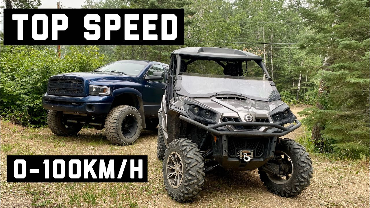 Насколько быстр Can-Am Commander 1000?