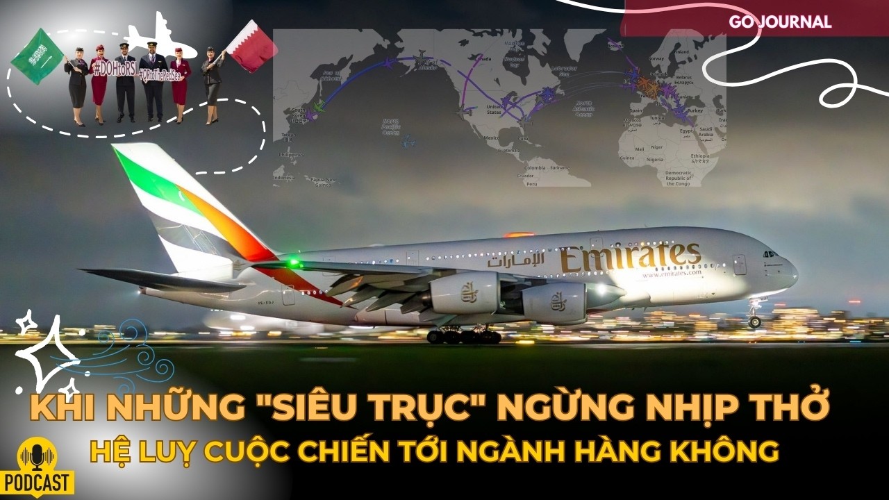 Chiến Sự Trung Đông: Không Phận Đóng Cửa, Hàng Không Thế Giới Bị Đảo Lộn