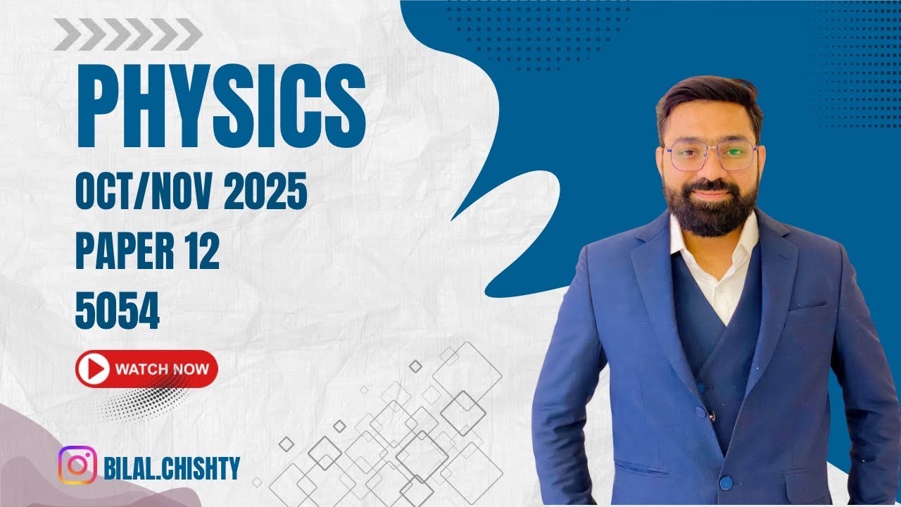 CAIES Physics Paper 12 Oct/Nov 2025 5054/P12