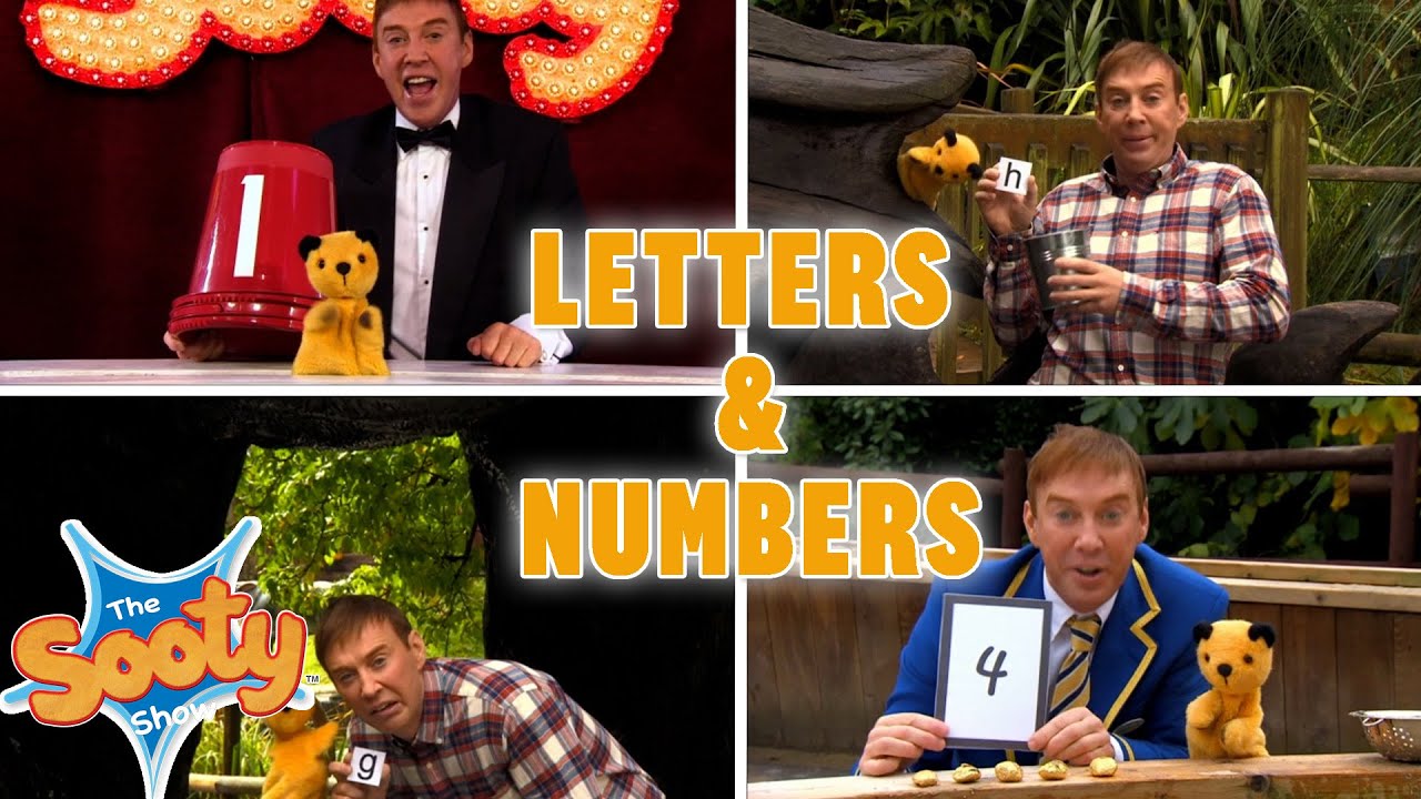 Letters and Numbers With Sooty! 😇❌ -  @The Sooty Show  | #backtoschool | TV Show for Kids