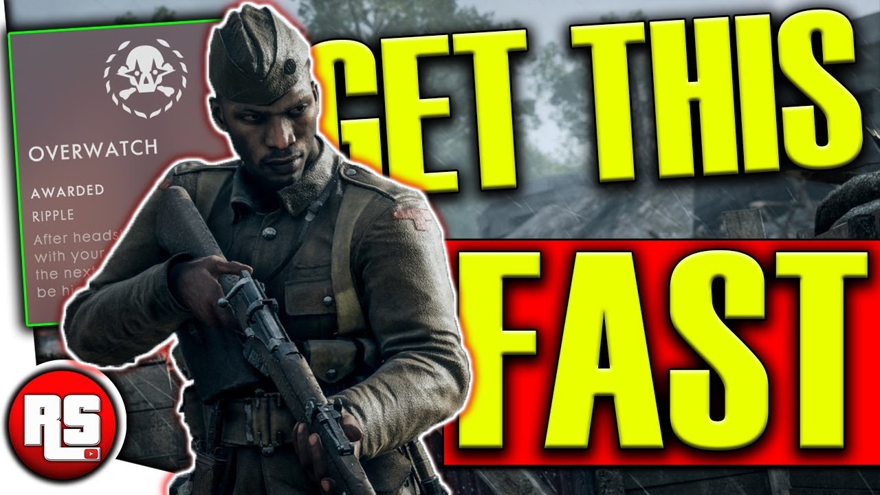 Ripple perk: How to unlock overwatch perk, (FAST!) - Bf1 Turning Tides Specializations
