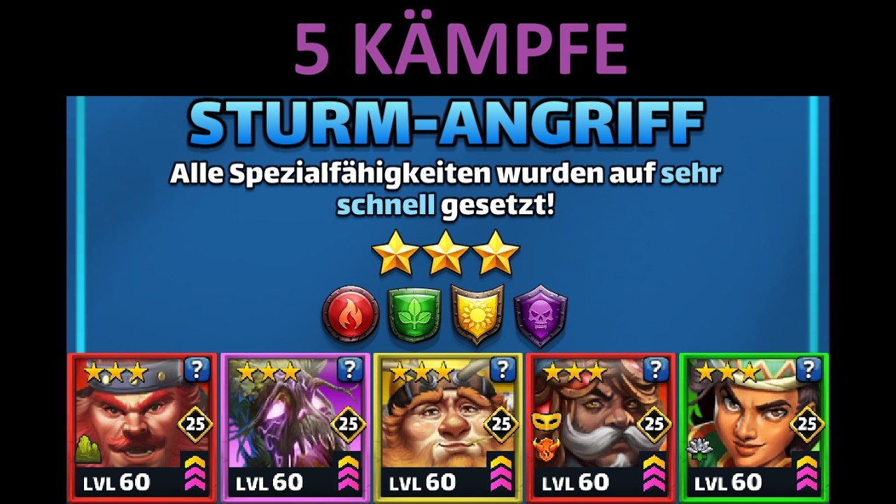 3*Rush - 5 Angriffe + Kurzportrait SAVANN