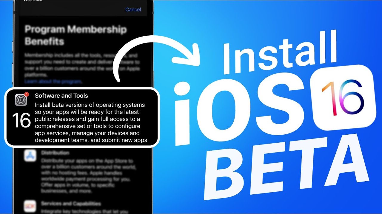 How to install iOS 16 Beta 1