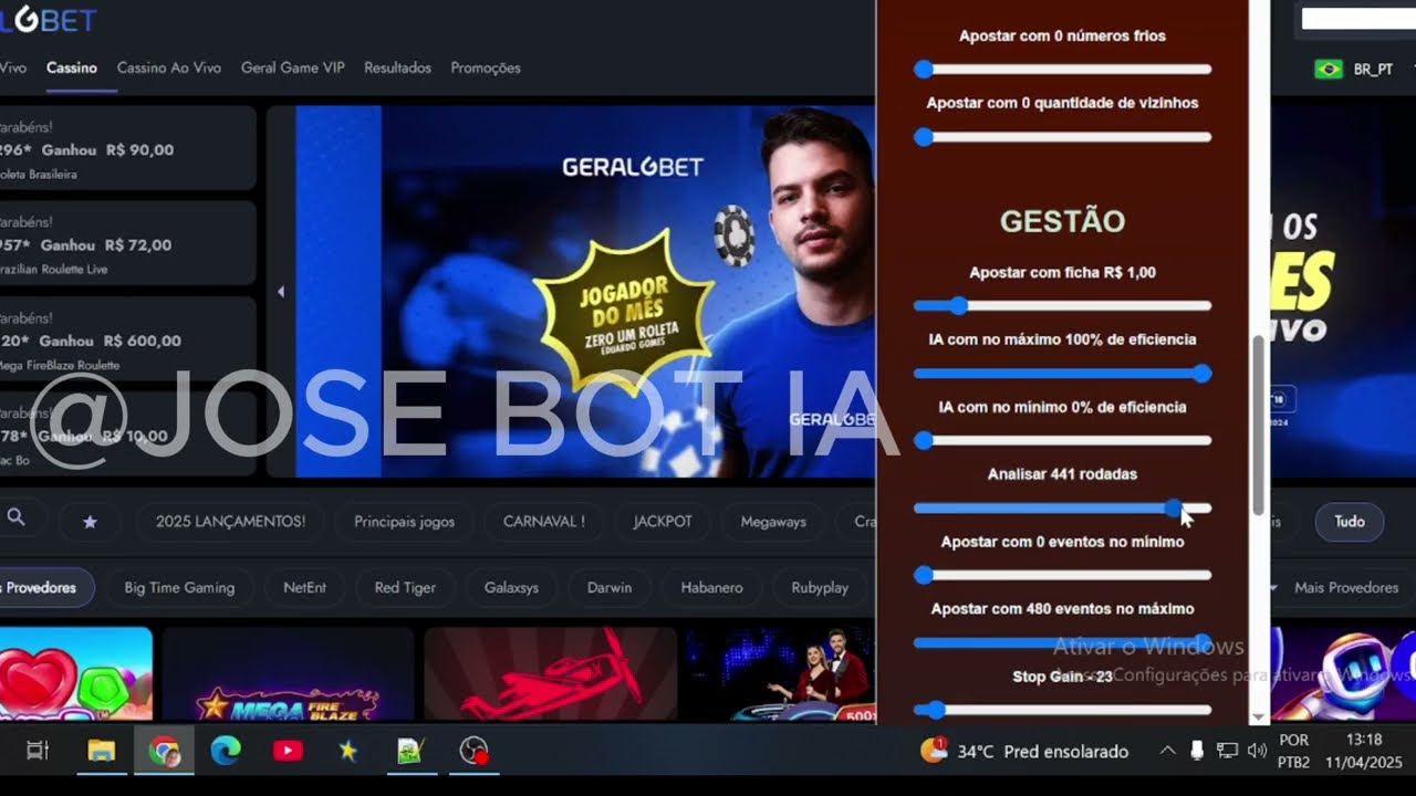 BOT AUTOMATICO ROLETA NUMEROS QUENTES E FRIOS E VIZINHOS SEJA LUCRATIVO COM ESSA AUTOMA&Ccedil;&Atilde;O