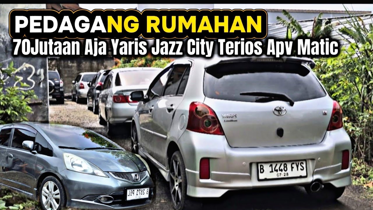 Pedagang Mobil Bekas Rumahan Nih Murah kaka 70Jutaan Rapi Apv Matic Terios Yafis City Jazz Digaransi