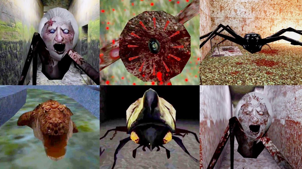 All Sewer Enemies In Dvloper Games | The Twins & Granny All Chapters | Granny Mod