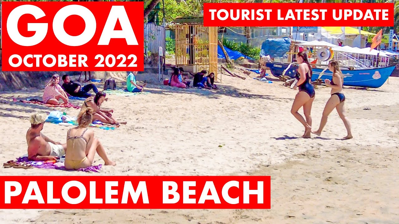 GOA | Palolem Beach - October 2022 | South Goa | Goa Vlog | Palolem Market | Watersports, Shacks |