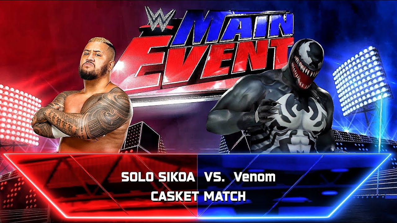 Solo Sikoa Vs Venom - Casket Match At WWE Main Event