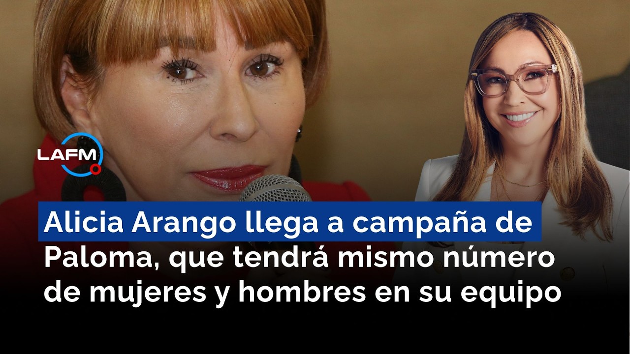 Alicia Arango llega a campaña de Paloma, que tendrá mismo número de mujeres y hombres en su equipo