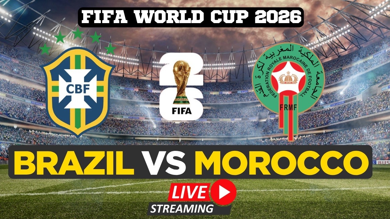 FIFA World Cup 2026 LIVE | Brazil vs Morocco Match Live from Sarajevo | Watch FIFA World Cup LIVE