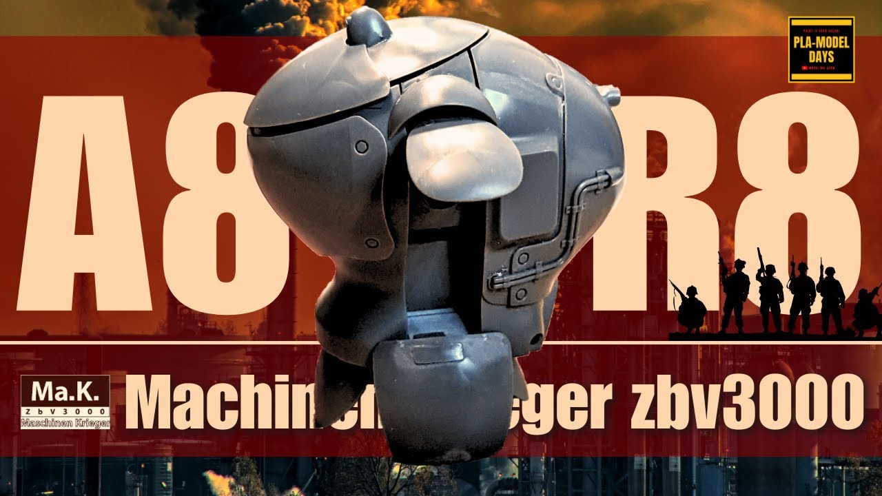 [Ma.K.] Начато производство A8/R8 Maschinen Krieger! Сборка кузова ~ Покраска полиэтиленовой крышки