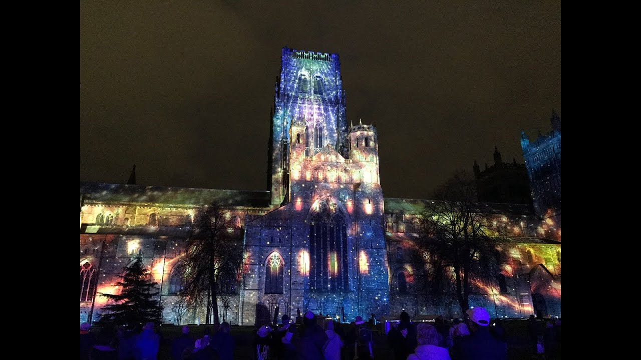 Durham Lumiere 2021 Cathedral 'In Our Hearts Blind Hope'