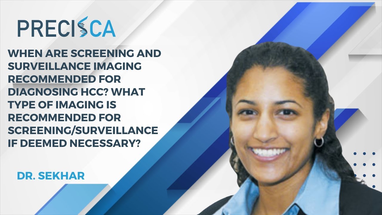 When are screening and surveillance imaging recommended for diagnosing HCC?