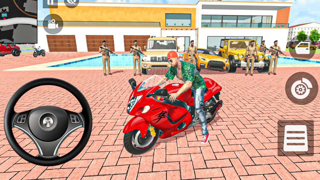 🎮Franklin order by 2️⃣ Mahindra 💥Bolero and 2️⃣ Hayabusa Bike in Indian 🇮🇳 bike Theft Auto simulator