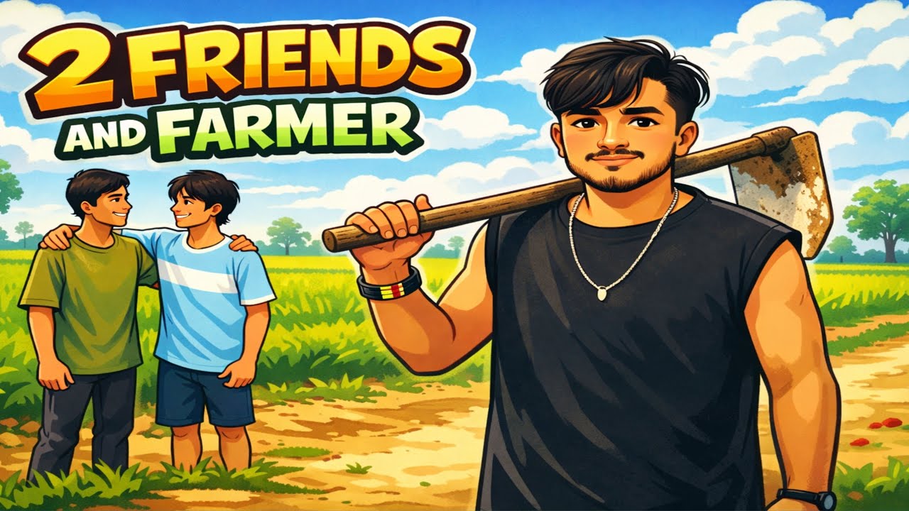 Two Friends And Farmer ( नेपाली कथा ) किसान र २ साथी । Santosh thapa,Bishal khadka, @TQR-RRR-1k 