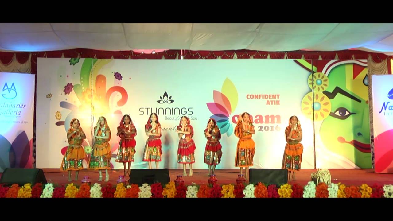 Dhum Dhum Dhum Dooreyetho... Group Dance - Confident Atik Onam Fest 2016
