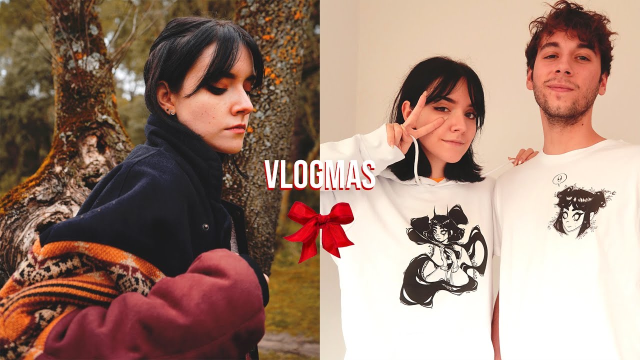 Saco mi MERCH, dibujo un cómic y os cuento mi vida 🎄 | VLOGMAS 1
