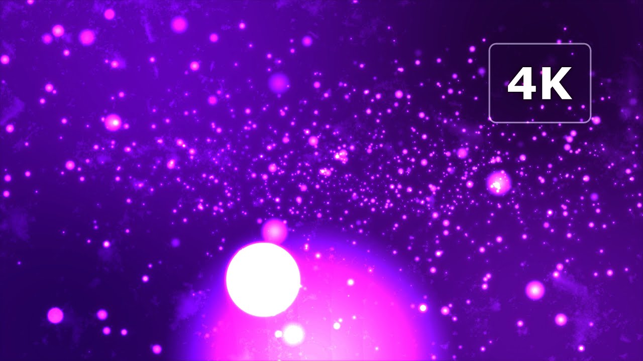 ASMR Purple Glowing Particles with Scratching Sound | Screensaver | 4K