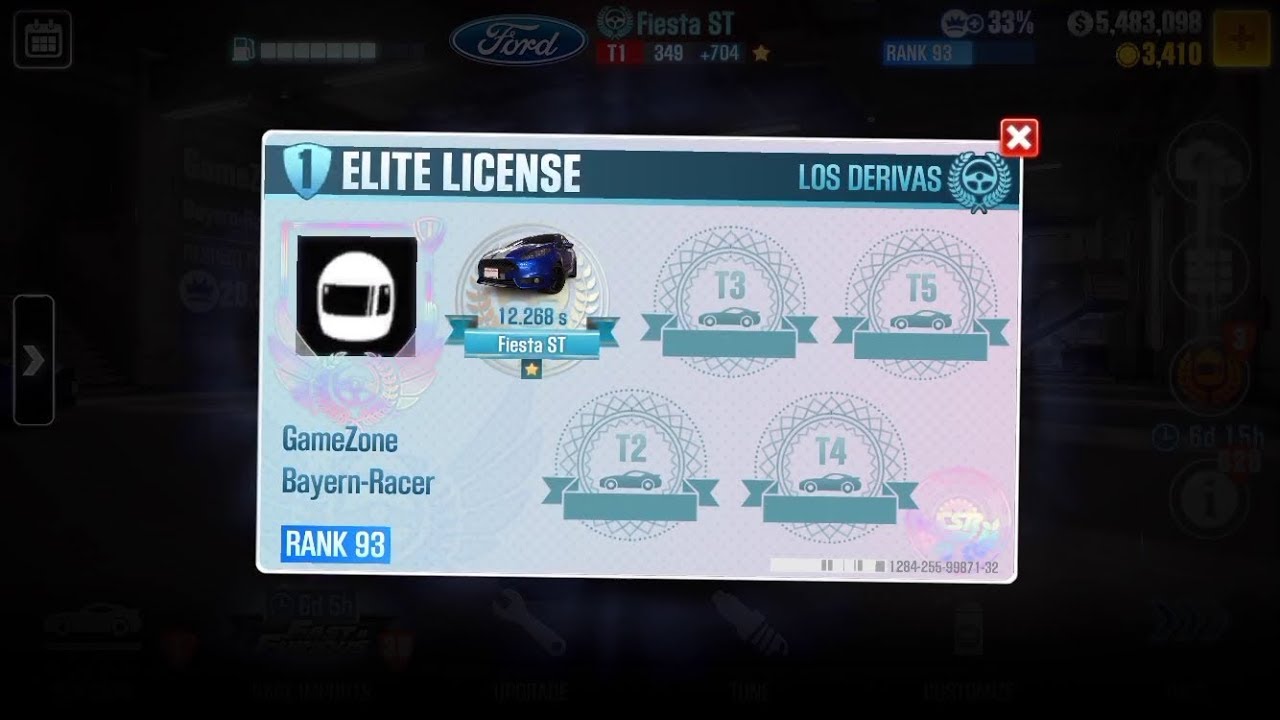 CSR Racing 2 | Elite License | Level 1