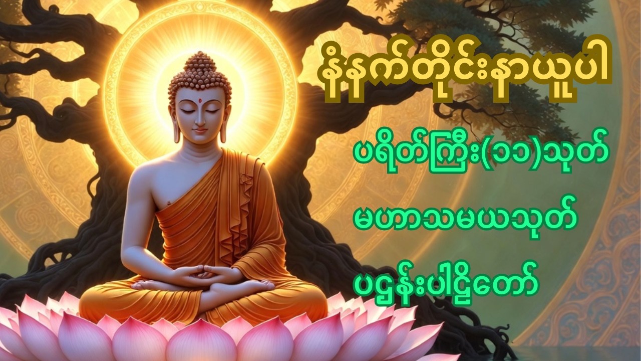 ☸️🙏 🌻မနက်တိုင်းဖွင့်ပါ ကံပွင့်လာဘ်ပွင့်စီးပွားတက် ပရိတ်ကြီး(၁၁)သုတ်၊ ပဋ္ဌာန်းပါဠိ‌၊ မဟာသမယသုတ်