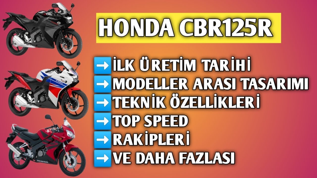 Honda CBR 125R Hakkında Her Şey ! (SERİ ANLATIM)