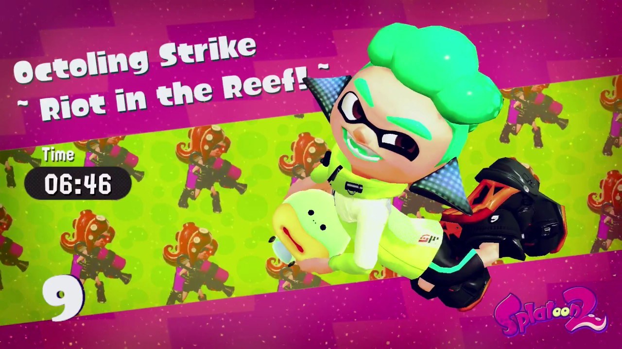 Splatoon 2 Level 9 Octoling Strike Riot in the Reef!