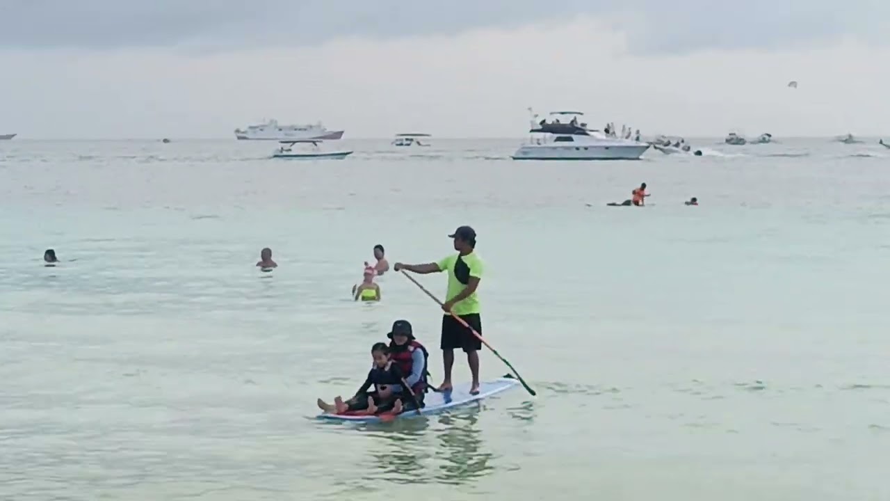 Sabay Tayo Boracay Vlog26 February 15.2026 Sunday 4:10pm. Afternoon view Boracay Island #beach#fy 