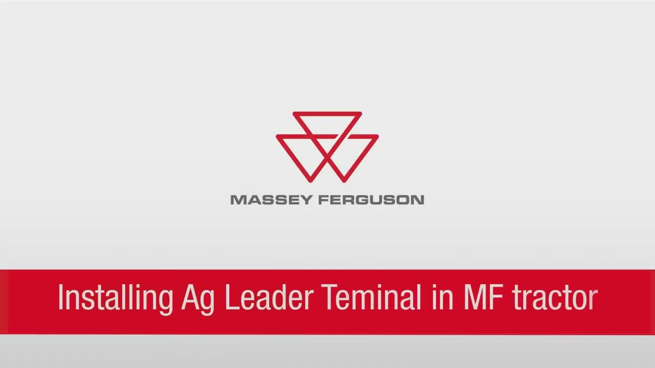 Installing an Ag Leader Terminal into a Massey Ferguson Tractor