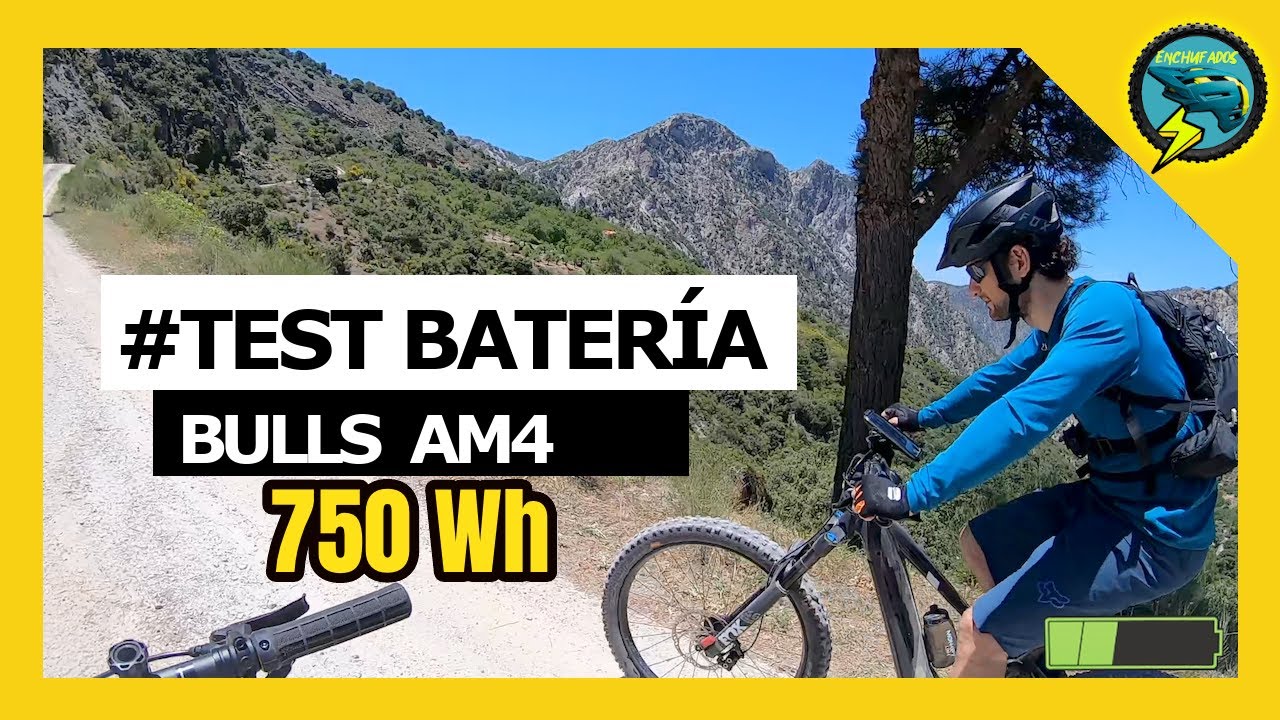 Test duración batería 750Wh - Ebike MTB Bulls AM4 AM3 doble suspensión