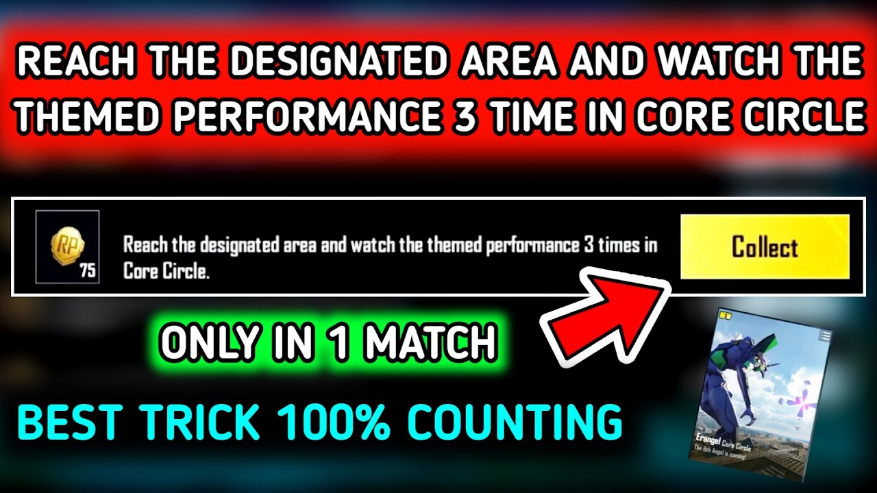 REACH THE DESIGNATED AREA AND WATCH THE THEMED PERFORMANCE 3 TIMES IN CORE CIRCLE MISSION EXPLAIN