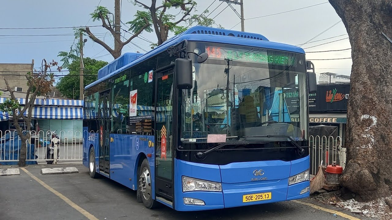 Review lộ trình lượt về xe buýt tuyến 145 TP.HCM : Bến xe buýt Chợ Lớn - Chợ Hiệp Thành 