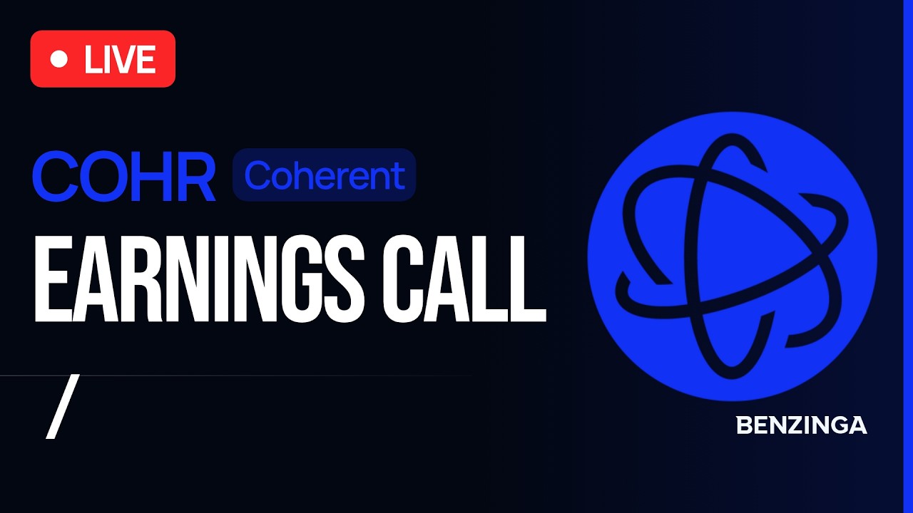Coherent Earnings Call | $COHR | 🔴 WATCH LIVE