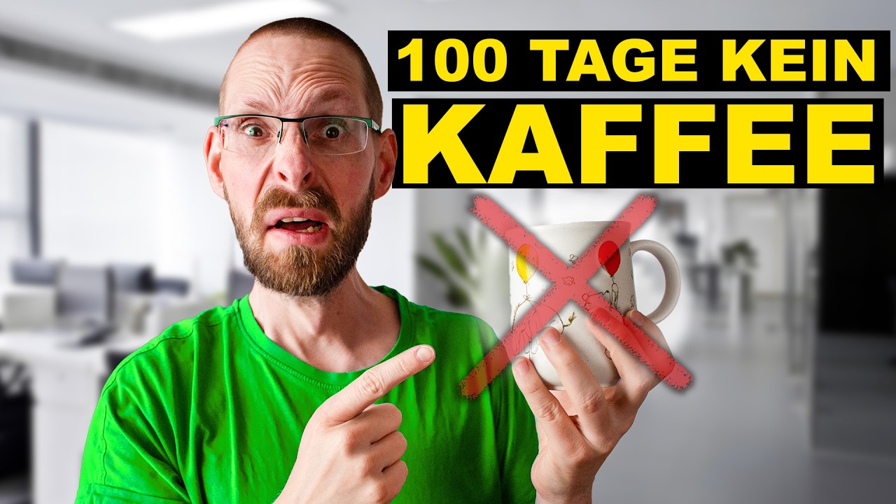 100 Tage kein Kaffee: das passiert mit dir 🥱 Selbstexperiment