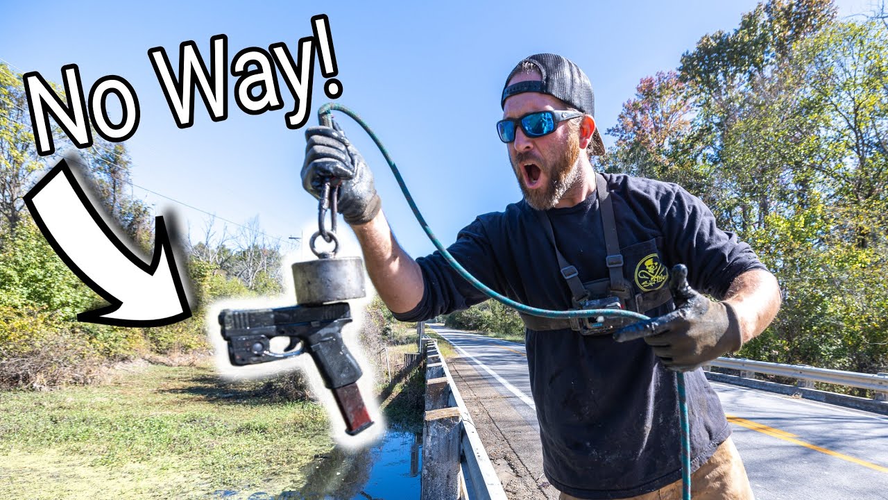 My Most Insane Day Of Magnet Fishing Ever (Glock 43x)