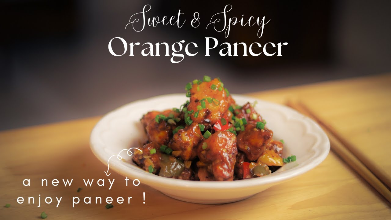Crispy Paneer In Sweet & Spicy Sauce | Easy Paneer Recipe