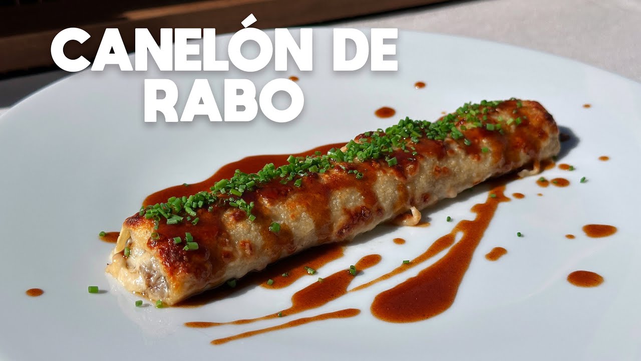 Canelón de rabo | Receta en olla a presión✨​