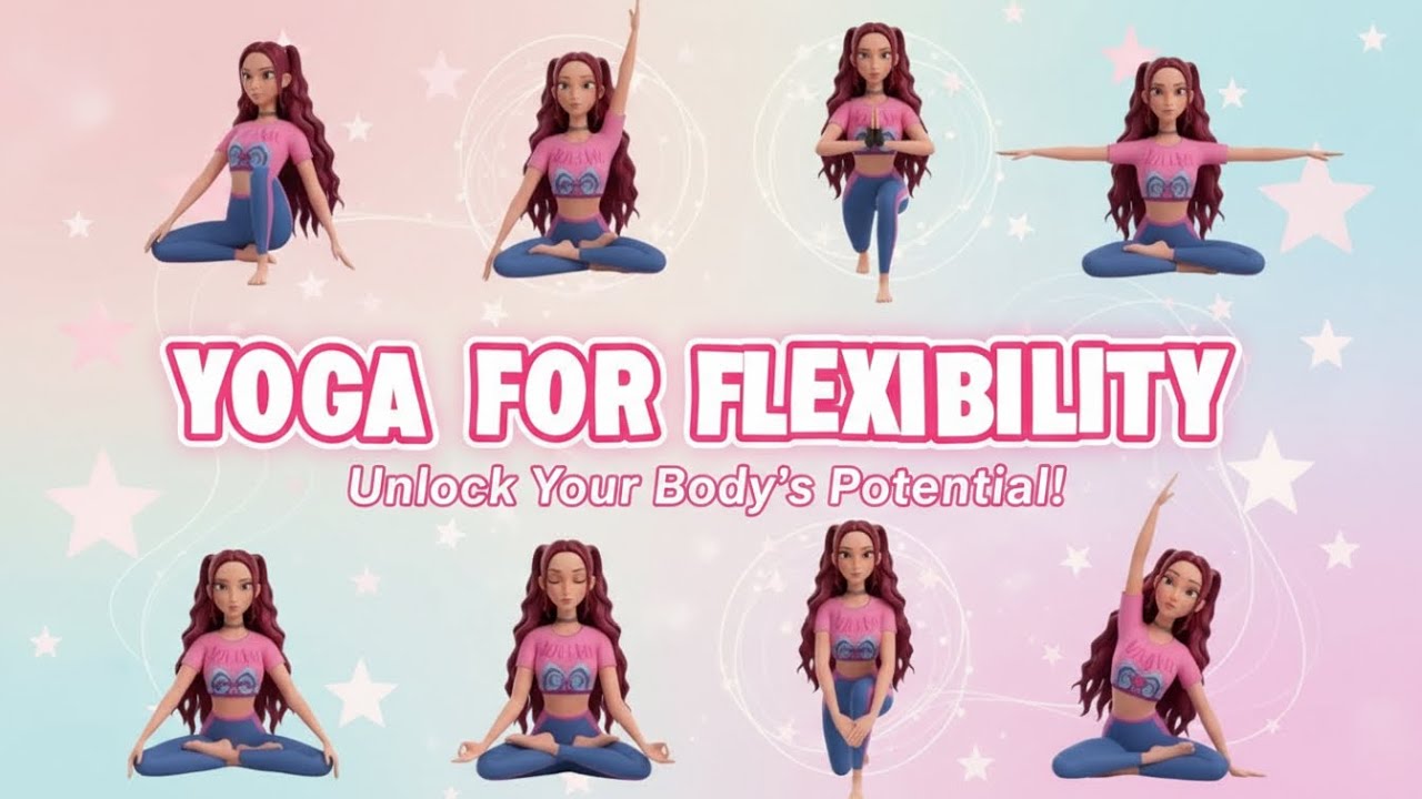 Yoga for Flexibility with Mira 🌿 | 10 Minute Full Body Stretch | Yoga for Kids & Adults