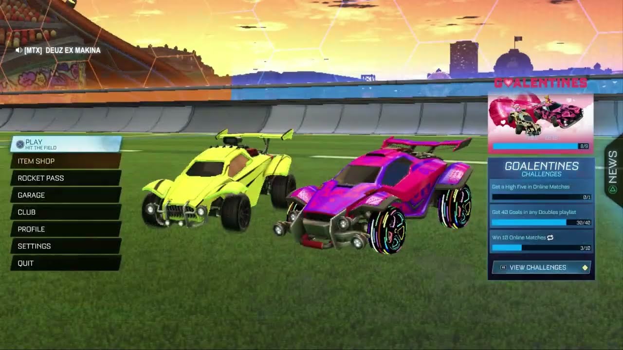 Tryhardeando en Rocket League JAJA