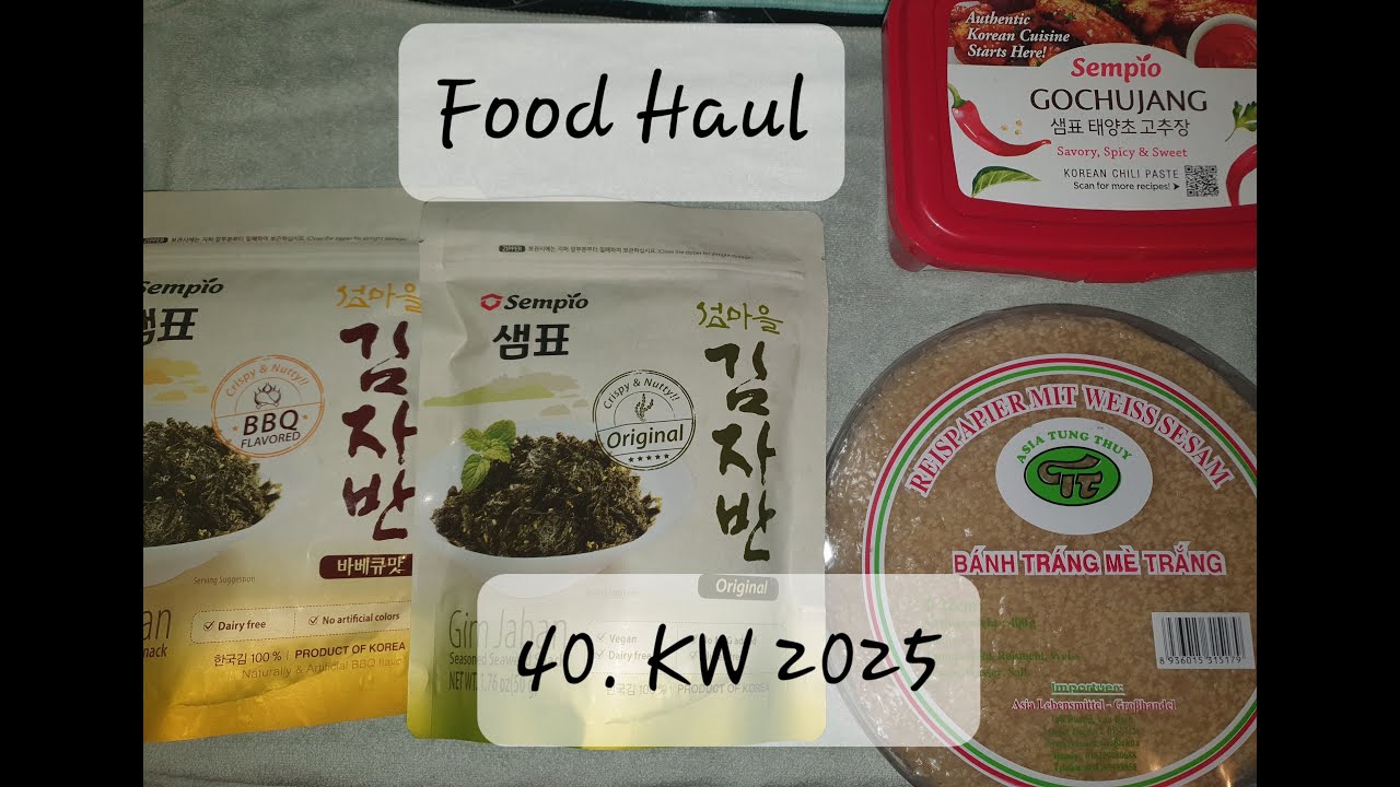 Food Haul 40. KW 2025 für 15,80 Euro - Diese Woche im Asia-Markt