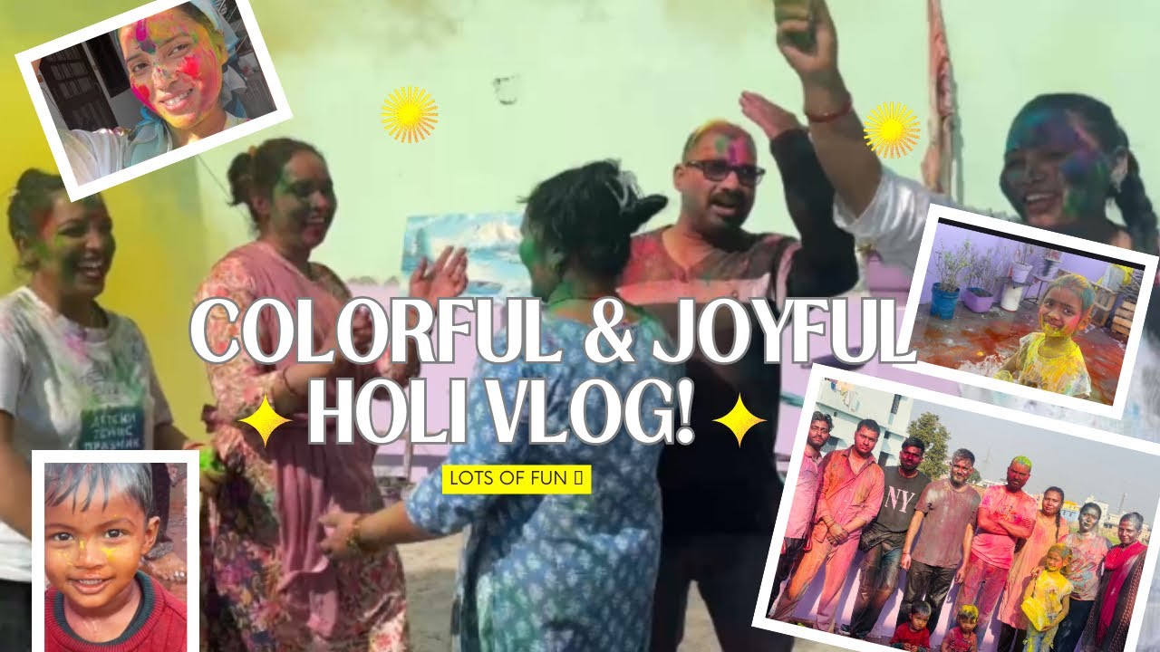 Vlog - 007 | Holi Vlog 2026 🫟❤️ | lots of fun 😂