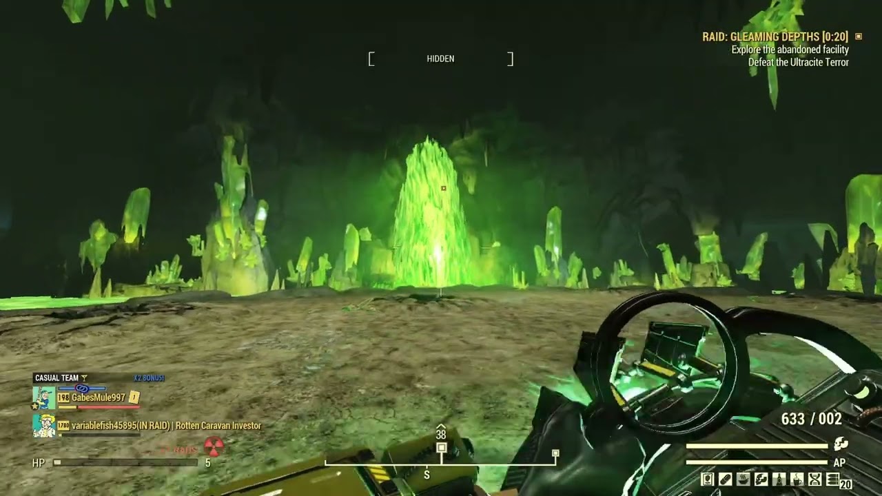 Beam Splitter Calibrated Gatling Plasma - Bloodied Ghoul - Fallout 76