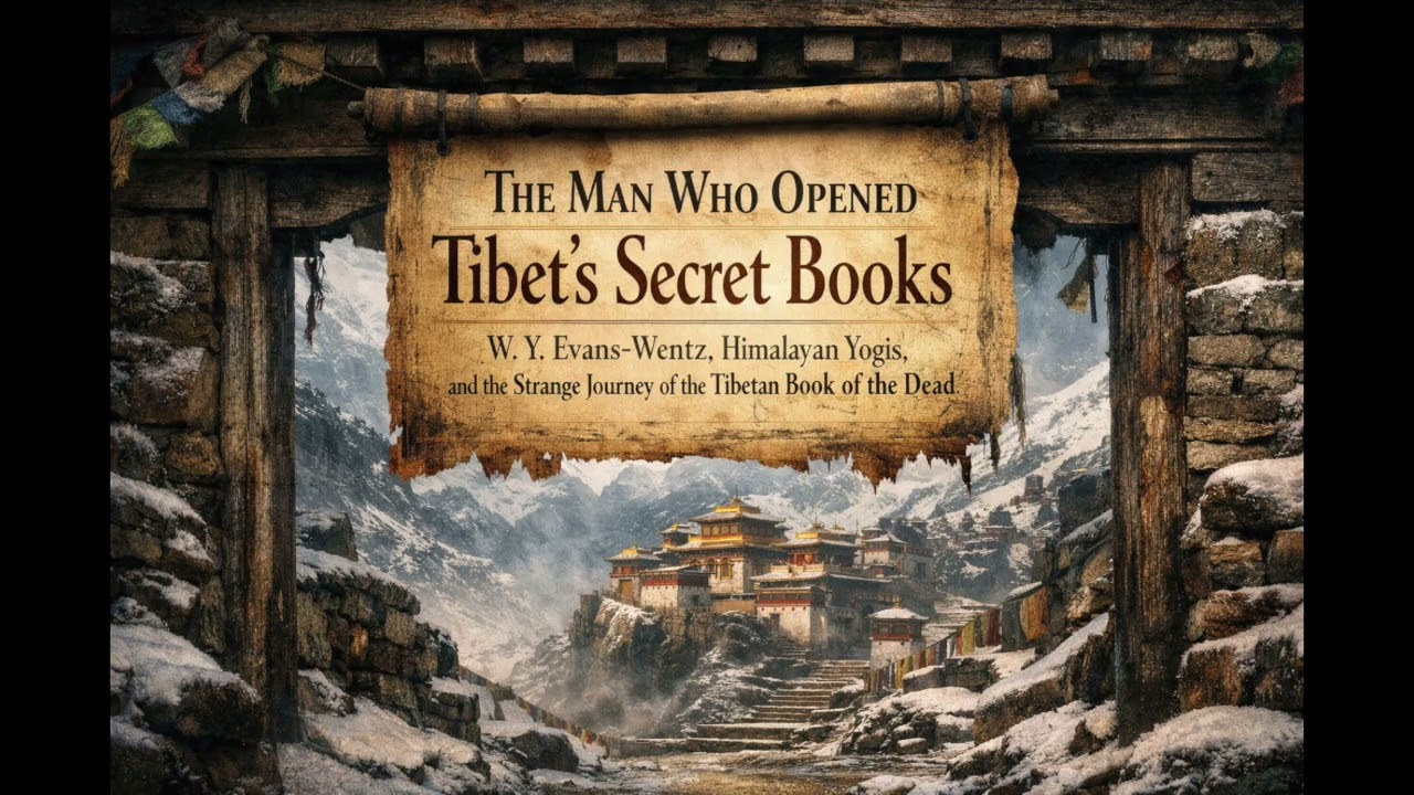 THE MAN WHO OPENED TIBET'S SECRET BOOKS, W. Y. Evans-Wentz, Yogis and Tibetan Book of the Dead