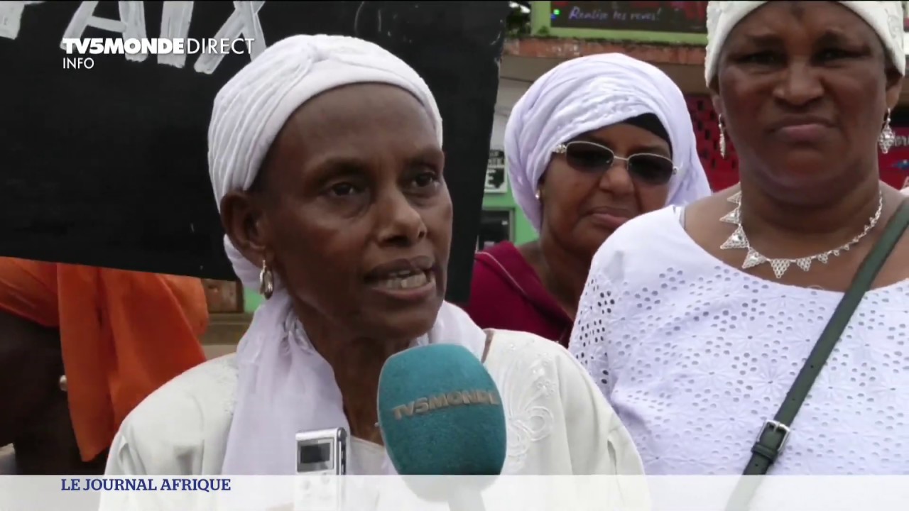 Guinée : marche des femmes contre un 3e mandat d'Alpha Condé comme président - Conakry