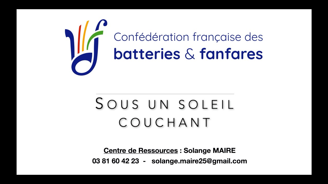 CFBF - DIVISION EXCELLENCE - Sous un soleil couchant (André TELMAN)