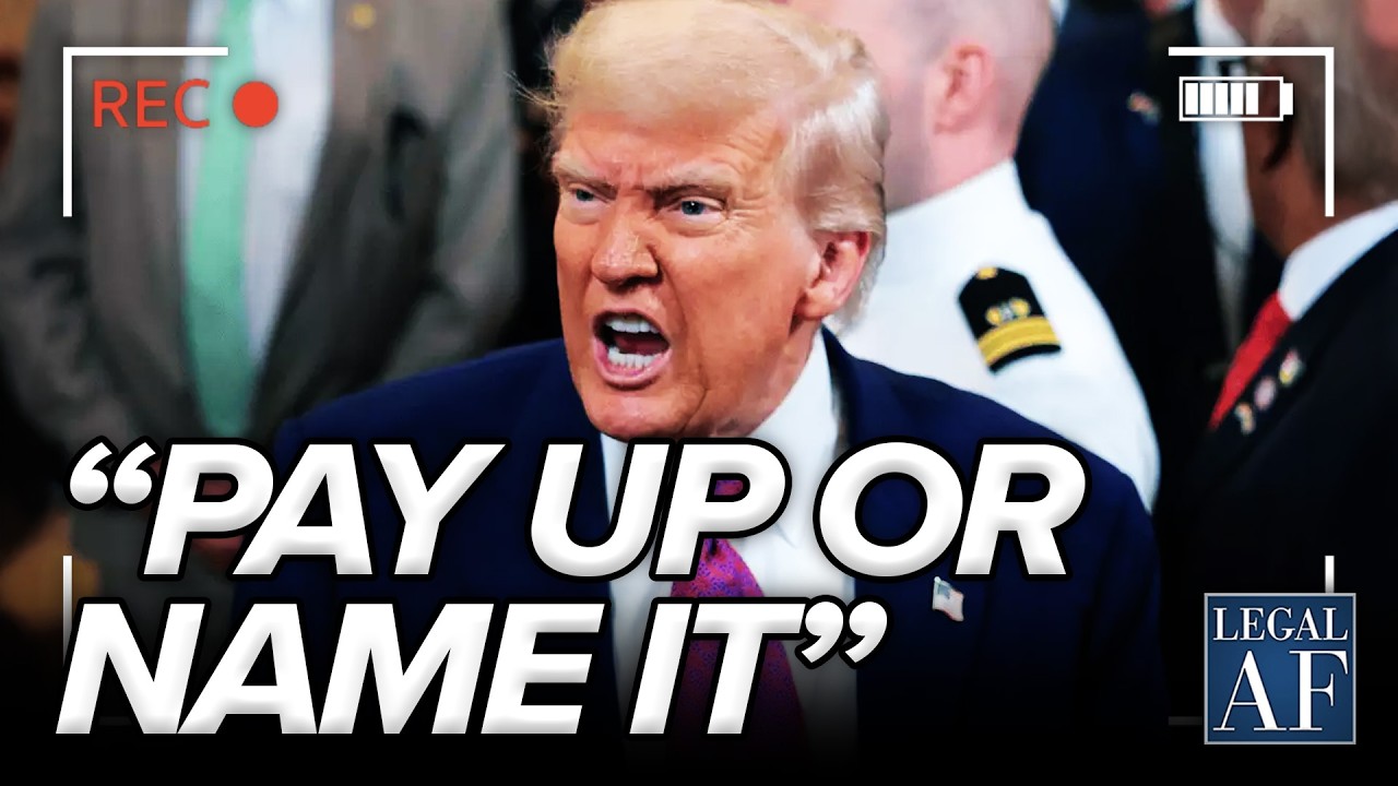Trump SCREWS Himself as DEMANDS His Name on EVERYTHING