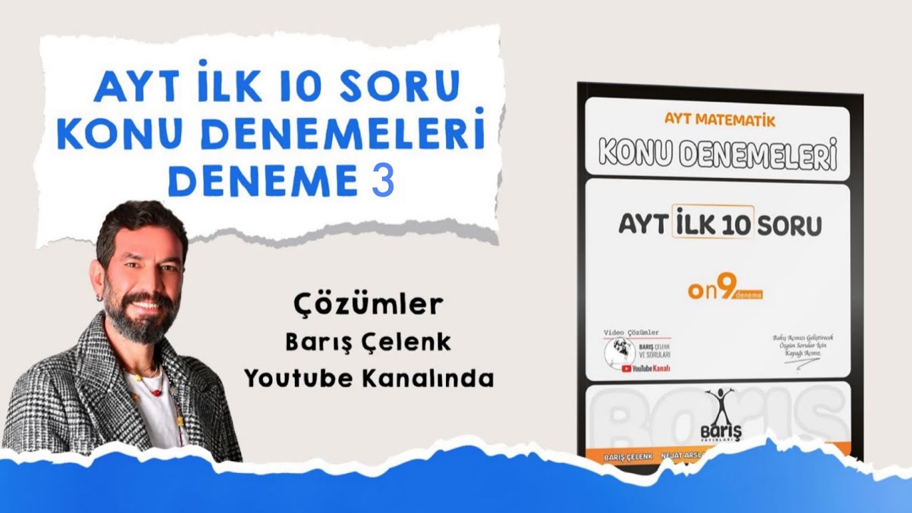 Ayt İlk 10 Soru Konu Denemeleri &ldquo; Deneme 3 &ldquo;