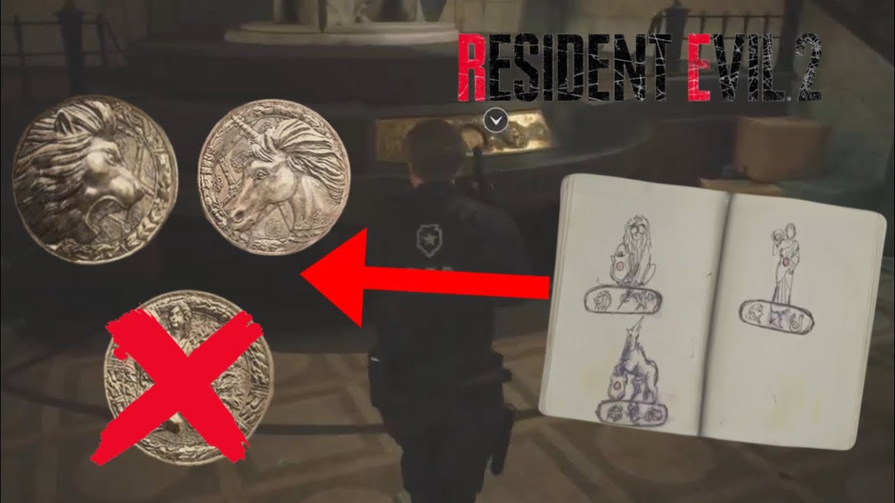 Die drei Medaillons finden | Resident Evil 2
